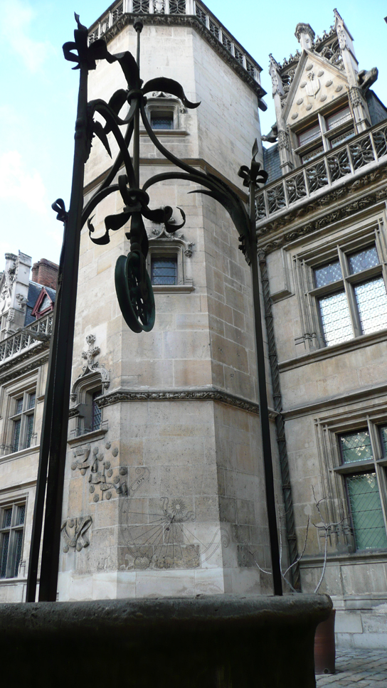 Old well in the courtyard