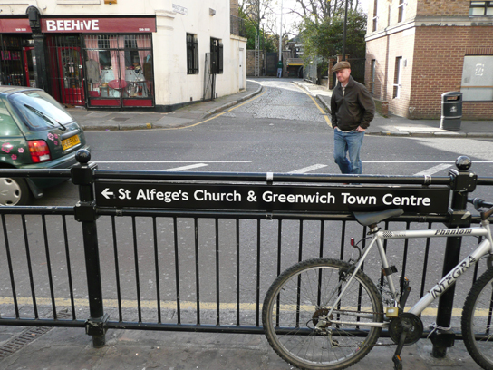 On the way to Greenwich