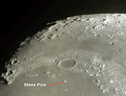 Lunar 100 object 23 – Mons Pico