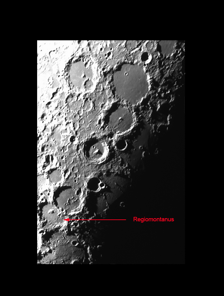 Lunar 100 object 46 – Regiomontanus