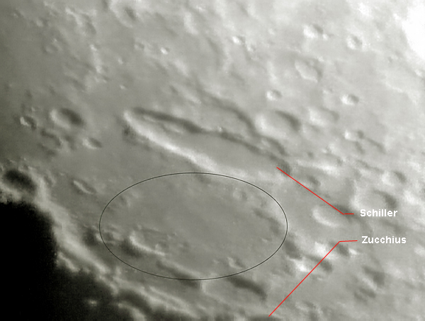 Lunar 100 object 59 – Schiller–Zucchius basin