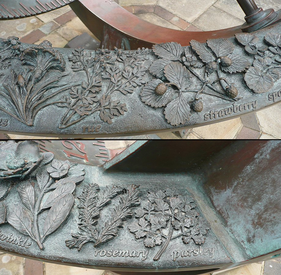 Sundial in Botanic Garden, Sydney